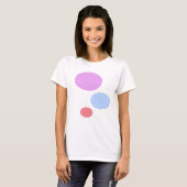 Violett Blau und Rosa T-Shirt (Vorne ganz)