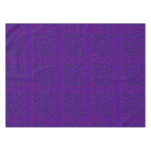 Violett blaues lila gemustertes Party entworfen Tischdecke (Vorderseite (Horizontal))