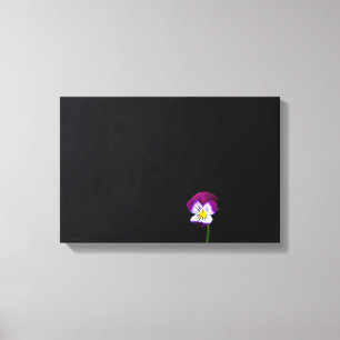 Violett-Blume 16,50 x 11 (41,25 x 27,5 cm) Waccnm Leinwanddruck