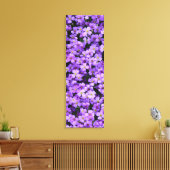 Violett Blume Canvas Print Violets Spring Leinwanddruck (Insitu (Wohnzimmer))