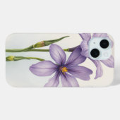 Violett-Blume Case-Mate iPhone Hülle (Rückseite (Horizontal))