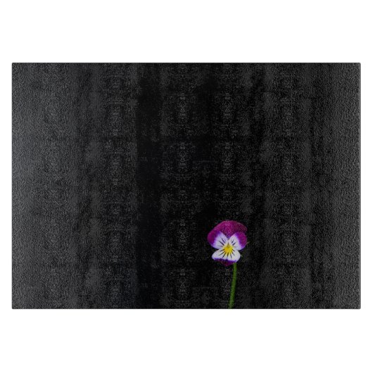 Violett-Blume cbcna Schneidebrett (Vorderseite)