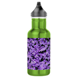 Violett-Blume Edelstahlflasche