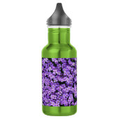 Violett-Blume Edelstahlflasche (Links)
