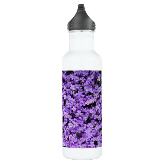 Violett-Blume Edelstahlflasche (Rechts)