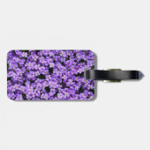 Violett Blume Gepäckstück Beautiful Violets Gepäckanhänger (Rückseite horizontal)