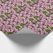 Violett Blume Geschenkpapier (Ecke)