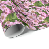 Violett Blume Geschenkpapier (Rolleneckpunkt)