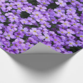Violett-Blume Geschenkpapier (Ecke)