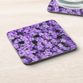 Violett-Blume Getränkeuntersetzer (Linke Seite)