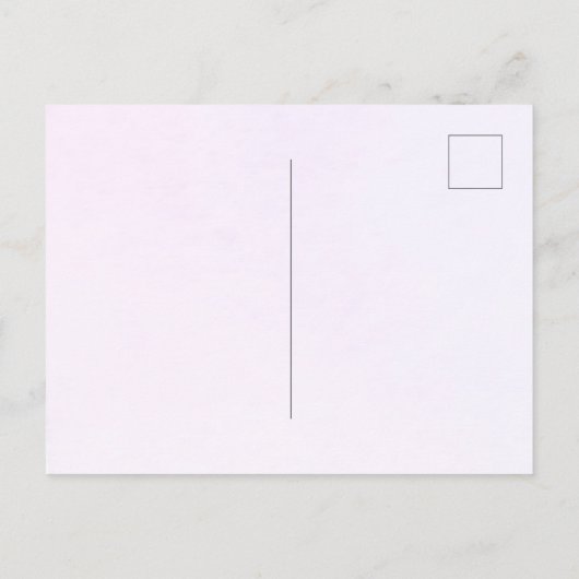 Violett Blume Grün Geburtstag Einladungspostkarte (Rückseite)