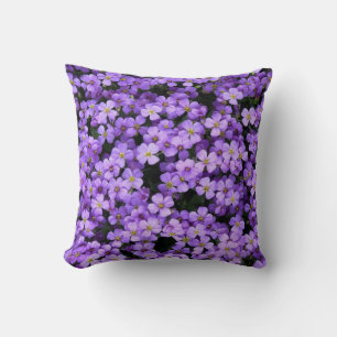 Violett-Blume Kissen