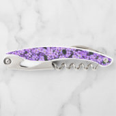 Violett-Blume-Korkenzieher Kellnermesser (Vorderseite)