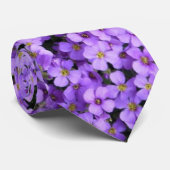 Violett-Blume Krawatte (Gerollt)