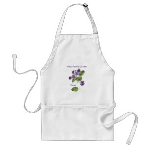 Violett-Blume lila Namensstelle Schürze