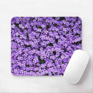 Violett-Blume Maus-Pad-Violetten-Frühling Mousepad