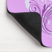 Violett-Blume Mousepad (Ecke)