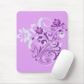 Violett-Blume Mousepad (Mit Mouse)