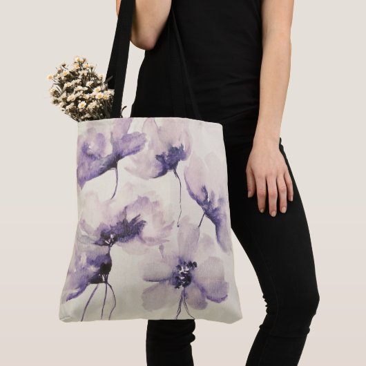 Violett-Blume - Multiprint-Tasche Tasche (Von Nahem)