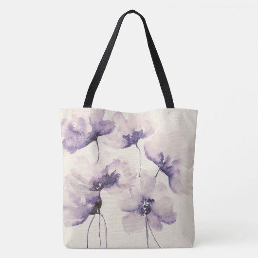 Violett-Blume - Multiprint-Tasche Tasche (Rückseite)
