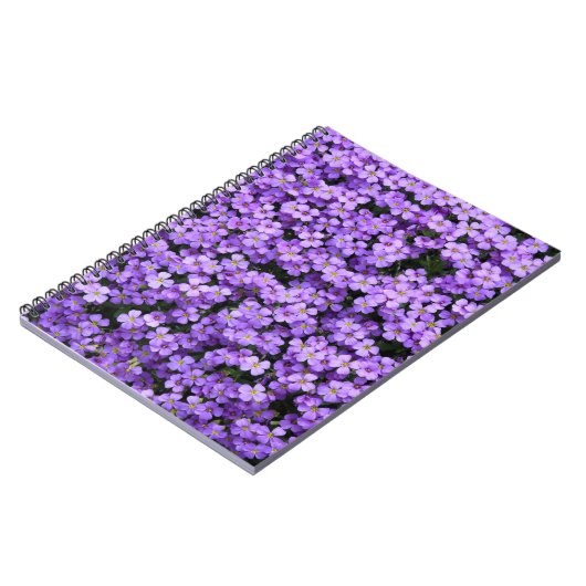 Violett-Blume Notizblock (Linke Seite)