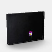 Violett-Blume pbcna Fotoblock (Links)