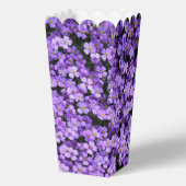 Violett-Blume-Popcornbox Geschenkschachtel (Rückseite)