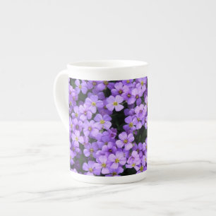 Violett-Blume Porzellantasse