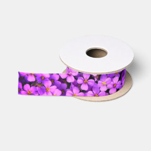 Violett-Blume Satinband