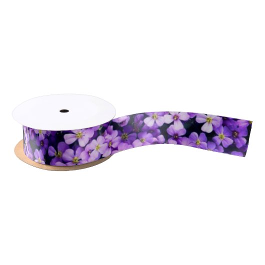 Violett-Blume Satinband (Spule)