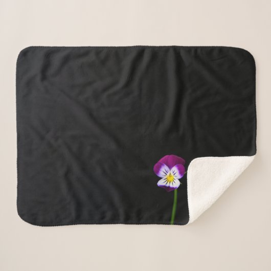 Violett-Blume sbcnm Sherpadecke (Vorderseite (Horizontal))