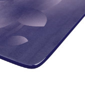 Violett-Blume Schneidebrett (Ecke)
