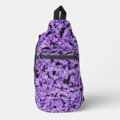 Violett Blume Schöne Blume Violetten Crossbody Bag (Vorderseite)