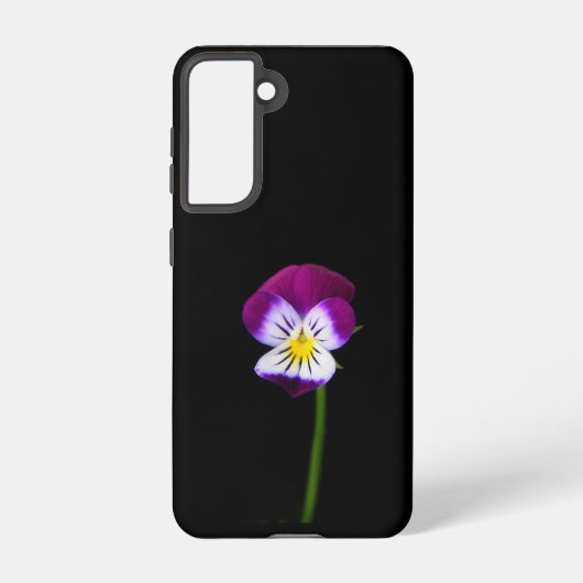 Violett-Blume sgcnm Samsung Galaxy Hülle (Rückseite)