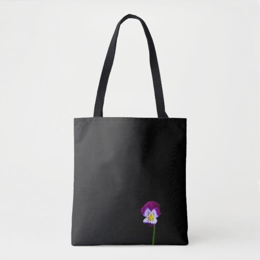 Violett-Blume stcna Tasche (Vorderseite)