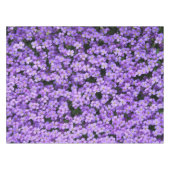 Violett Blume Tablettenfilm Violette Frühling Tischdecke (Vorderseite (Horizontal))