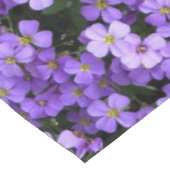 Violett Blume Tablettenfilm Violette Frühling Tischdecke (Schrägansicht)