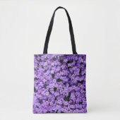 Violett-Blume Totbeutel Tasche (Vorderseite)
