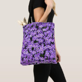 Violett-Blume Totbeutel Tasche (Von Nahem)