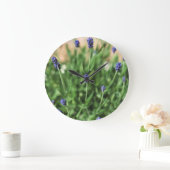 Violett-Blume - Uhr (Zuhause)