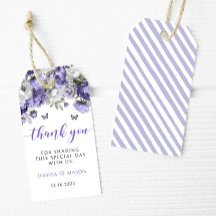 Violett Blumenhochzeit danke Ihnen für die Gabe vo