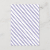 Violett-Blumenstrauß Begleitkarte (Rückseite)