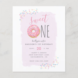 Violett | Budget Donut Sprinkle Sweet 1. Geburtsta