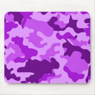Violett Camouflage Mousepad