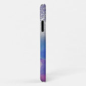 Violett Diamanten, Glitzer Einhorn Case-Mate iPhone Hülle (Hinten/Rechts)