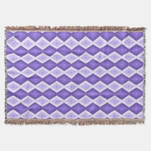 Violett-Diamantmuster Decke (Vorderseite)