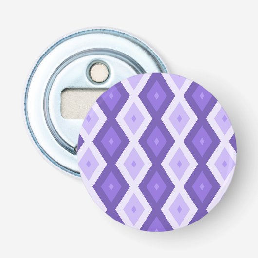 Violett-Diamantmuster Flaschenöffner (Vorderseite)