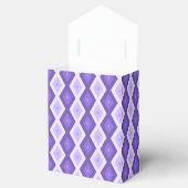 Violett-Diamantmuster Geschenkschachtel (Geöffnet)