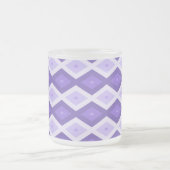 Violett-Diamantmuster Mattglastasse (Mittel)
