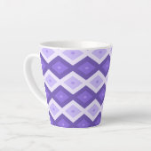 Violett-Diamantmuster Milchtasse (Linke Ecke)